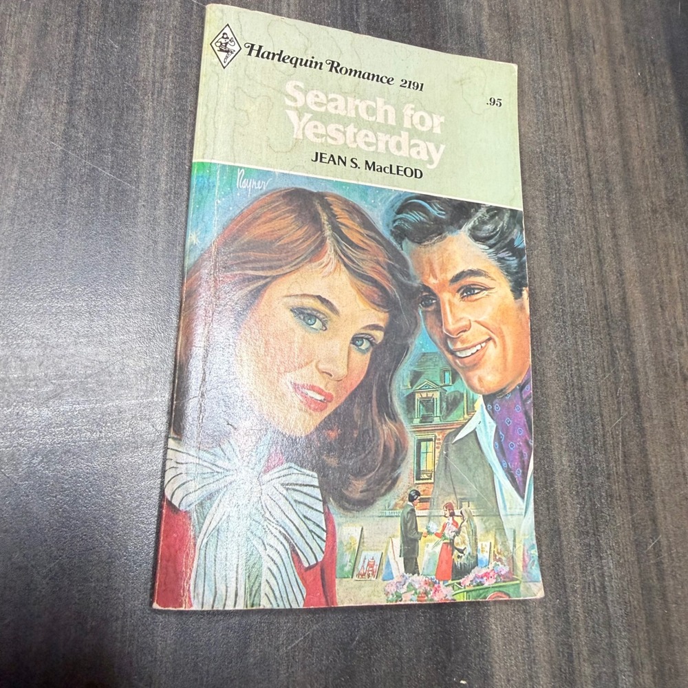 Harlequin Romance 2191 Search for Yesterday Jean S MacLeod 1978 Vintage Paper